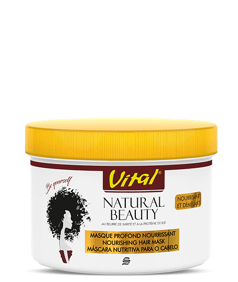 NATURAL BEAUTY Hair mask with shea butter and wheat protein - SIVOP