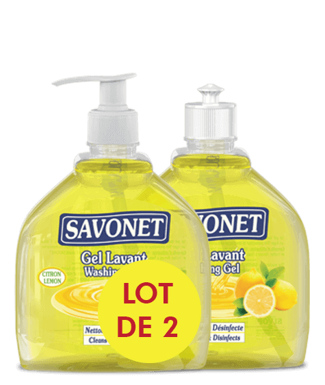 Gel lavant SAVONET Citron duo - SIVOP