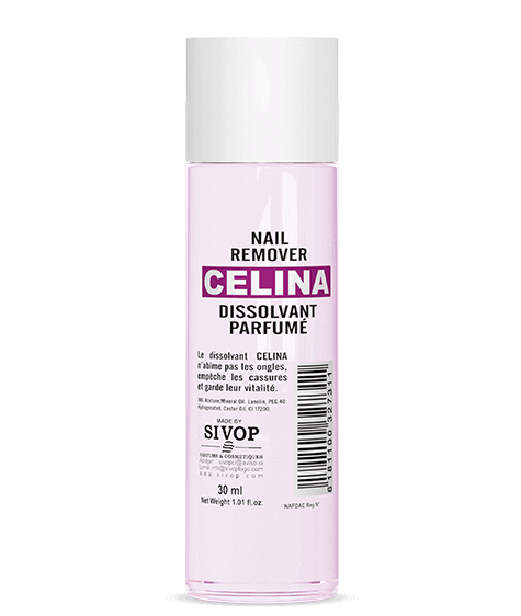 Pink Round CELINA Nail Polish  Remover - SIVOP