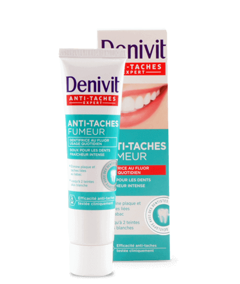 Crème dentifrice DENIVIT Anti-taches Fumeur - SIVOP