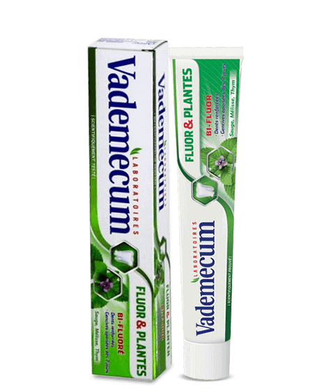VADEMECUM FLUORIN and PLANTS Toothpaste gel - SIVOP
