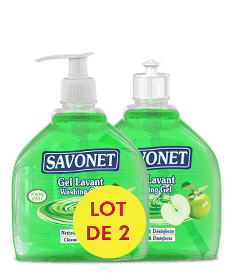 SAVONET Duo Washing gel with apple - SIVOP